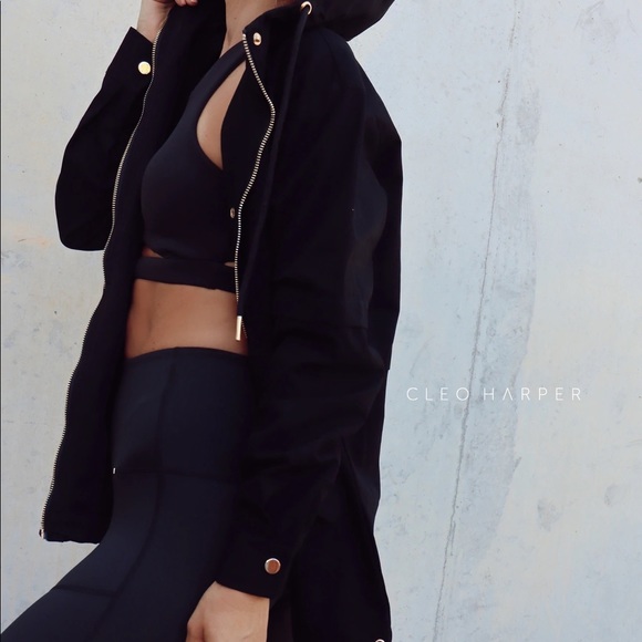 Cleo Harper Coco Bralet Black Sports Bra XS - Picture 6 of 12